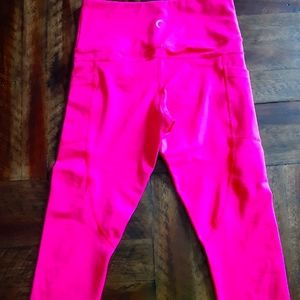 Zyia Party Pink Sz 4 Pocket Leggings